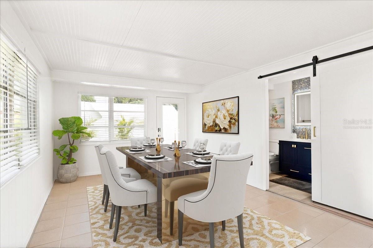 Virtually Staged Dining Room