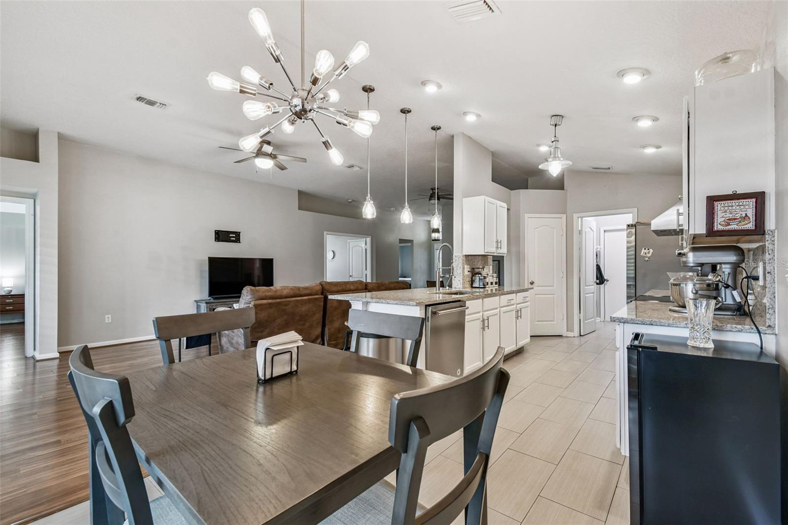 Open concept great for entertaining!