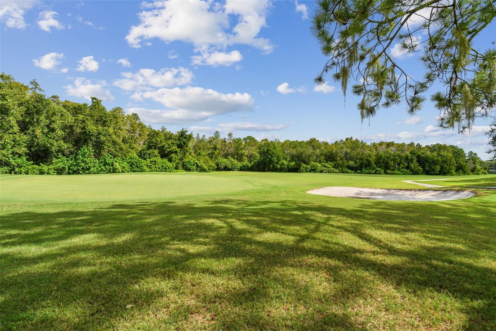 Great place to go putting at sunset, steps from your rear porch