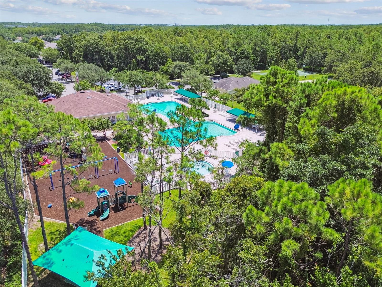 Lexington Oaks Community pool and amenities