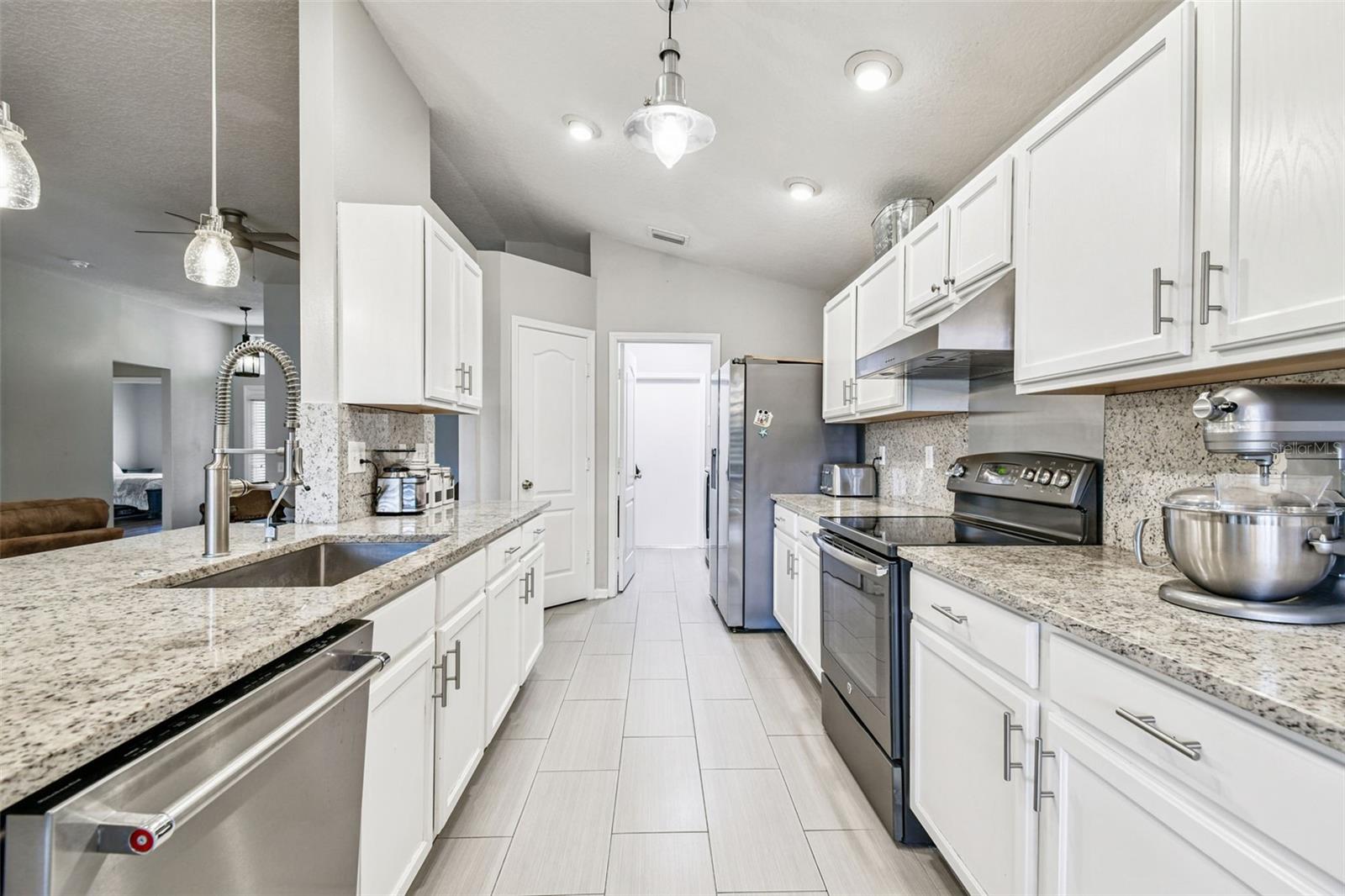 Chef's kitchen! NEW range hood, Kitchen-aid dishwasher