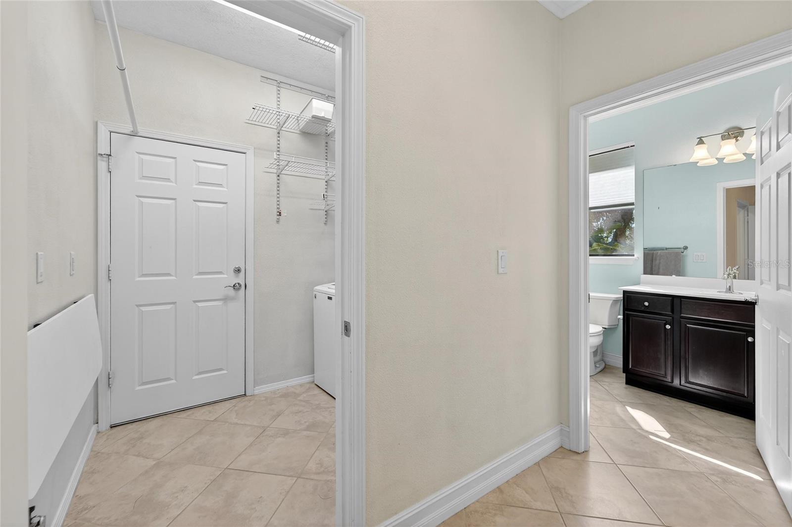 Hallway to Laundry Room