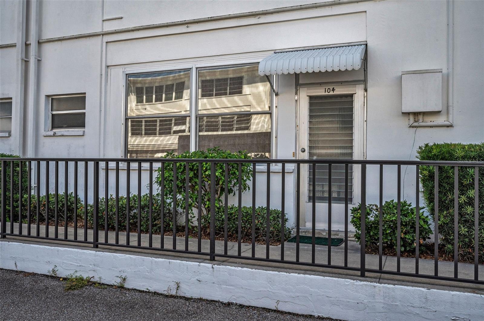 Exterior Back of Condo