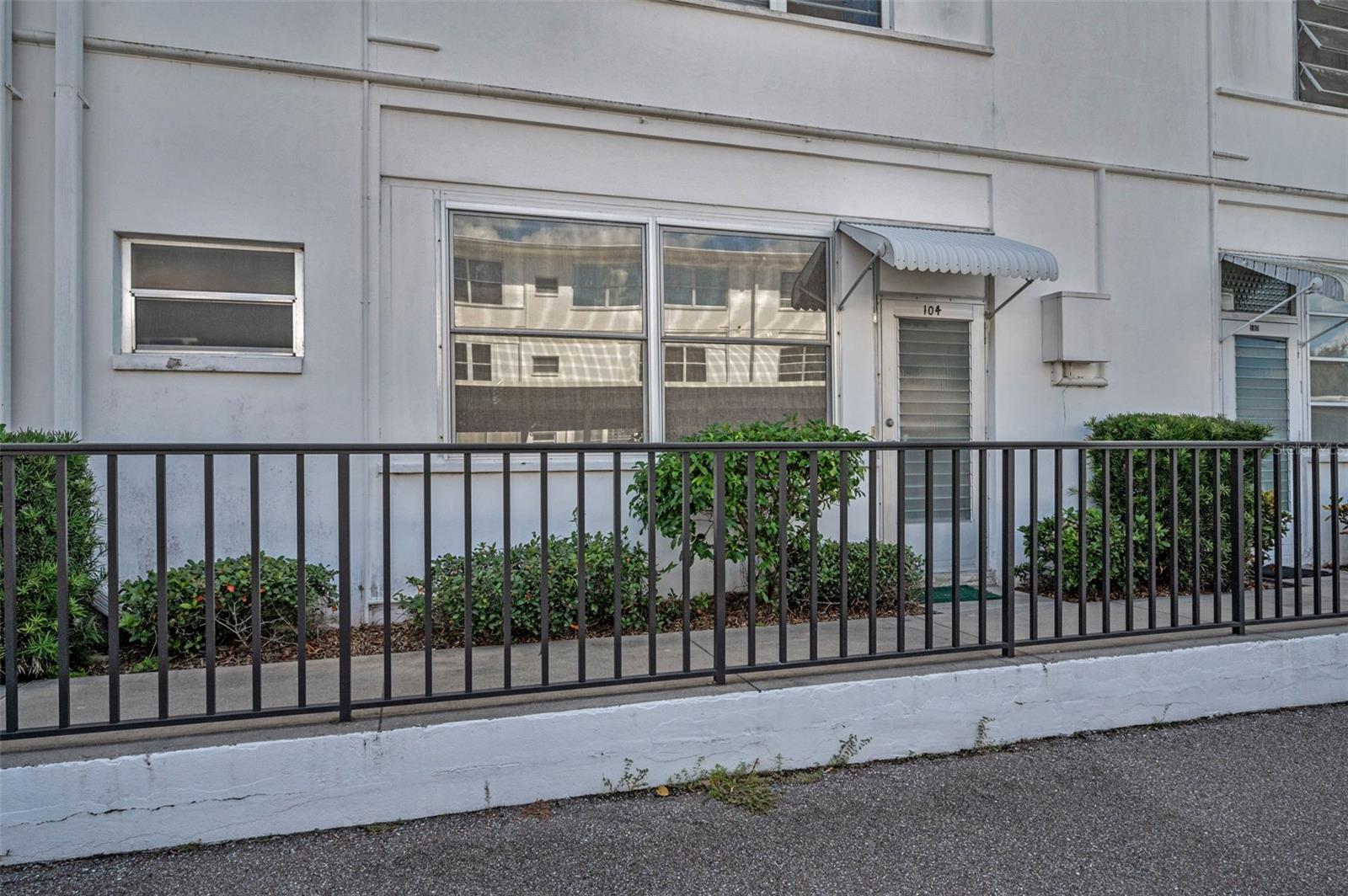 Exterior Back of Condo