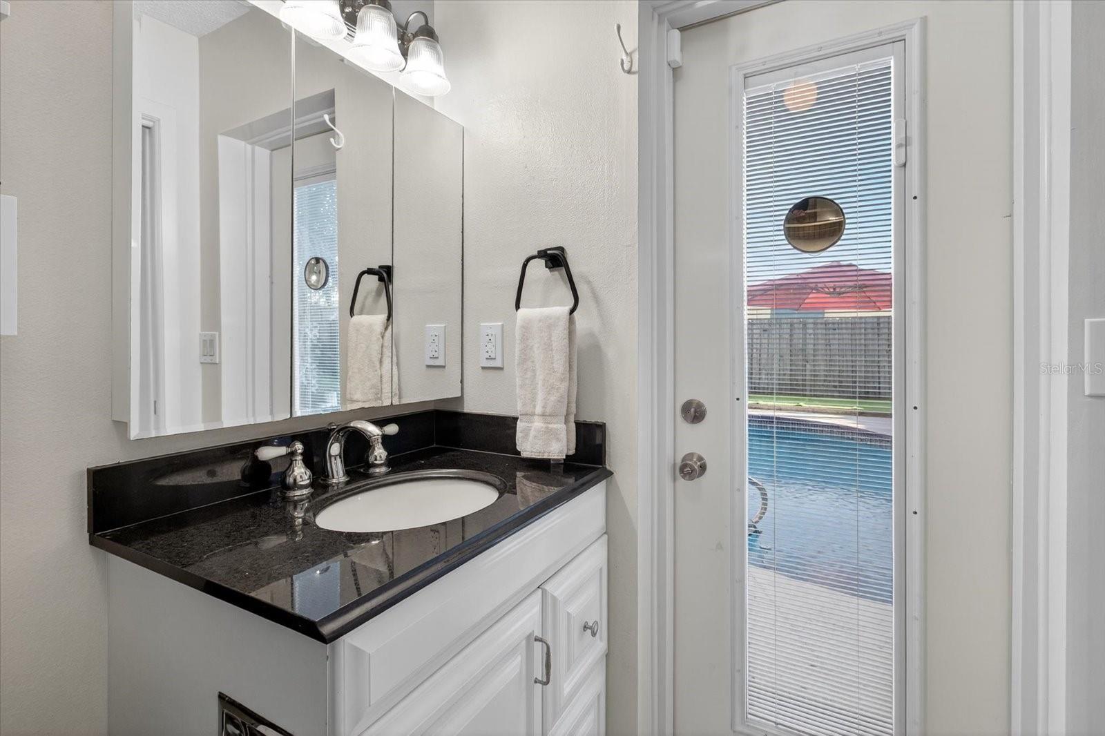 Primary Bathroom with pool access