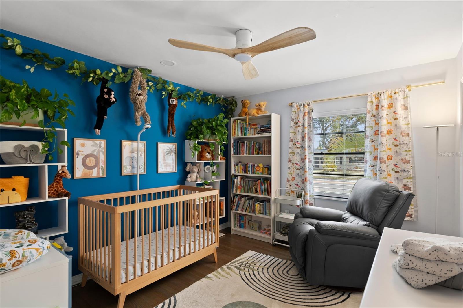 light-filled bedroom ideal for guests, nursery, or home office.