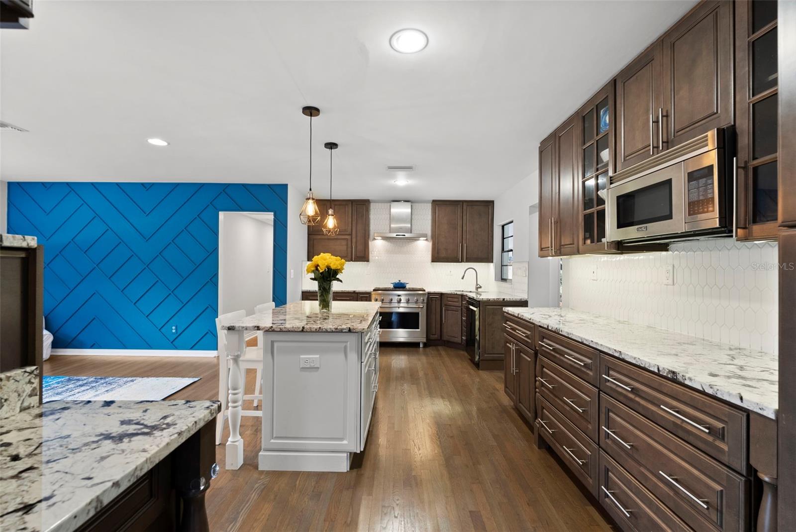 ample storage and generous work surfaces