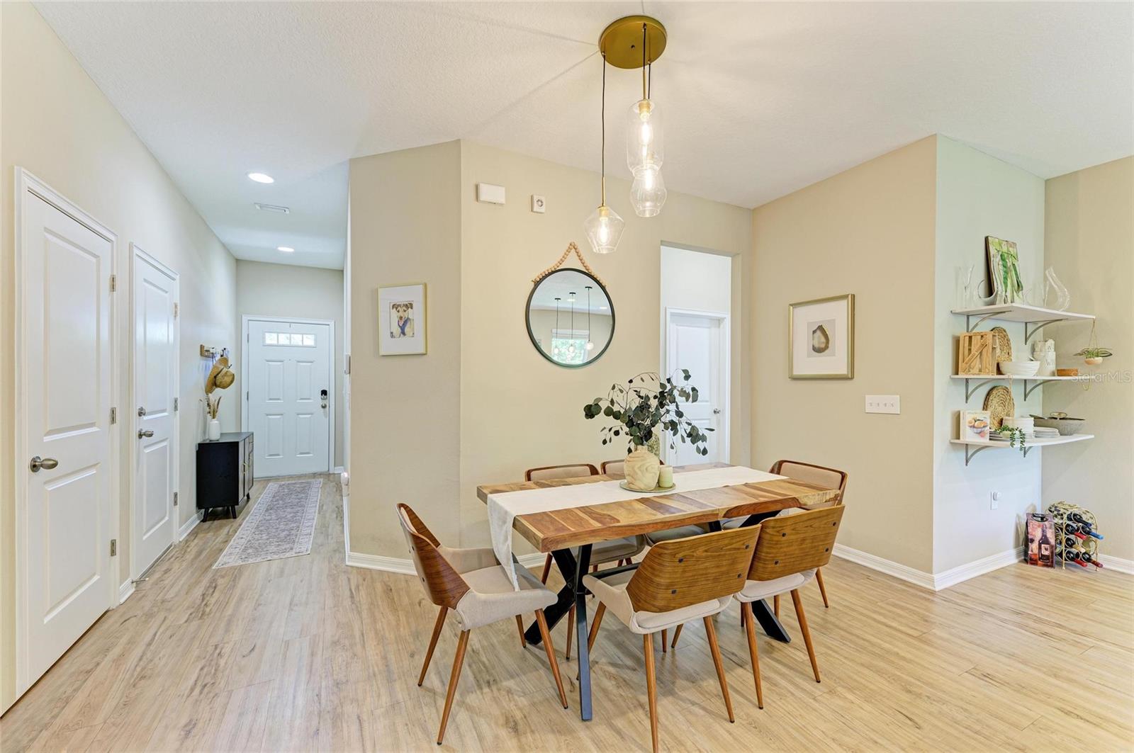 Walk into the open floor plan of this home