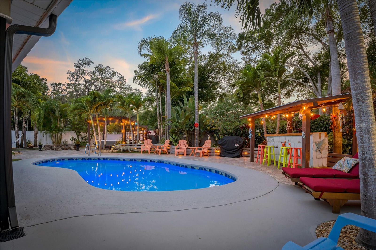 SOLAR HEATED SALTWATER POOL