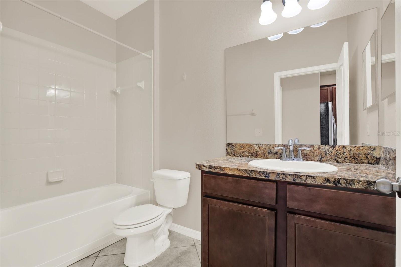 Full bath on 1st floor