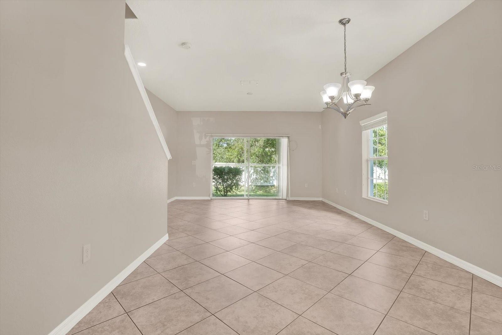 Lots of natural light in great room.