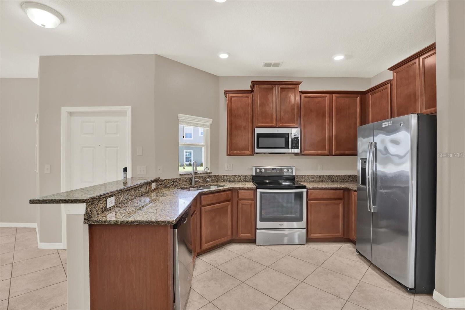 All stianless steel appliances