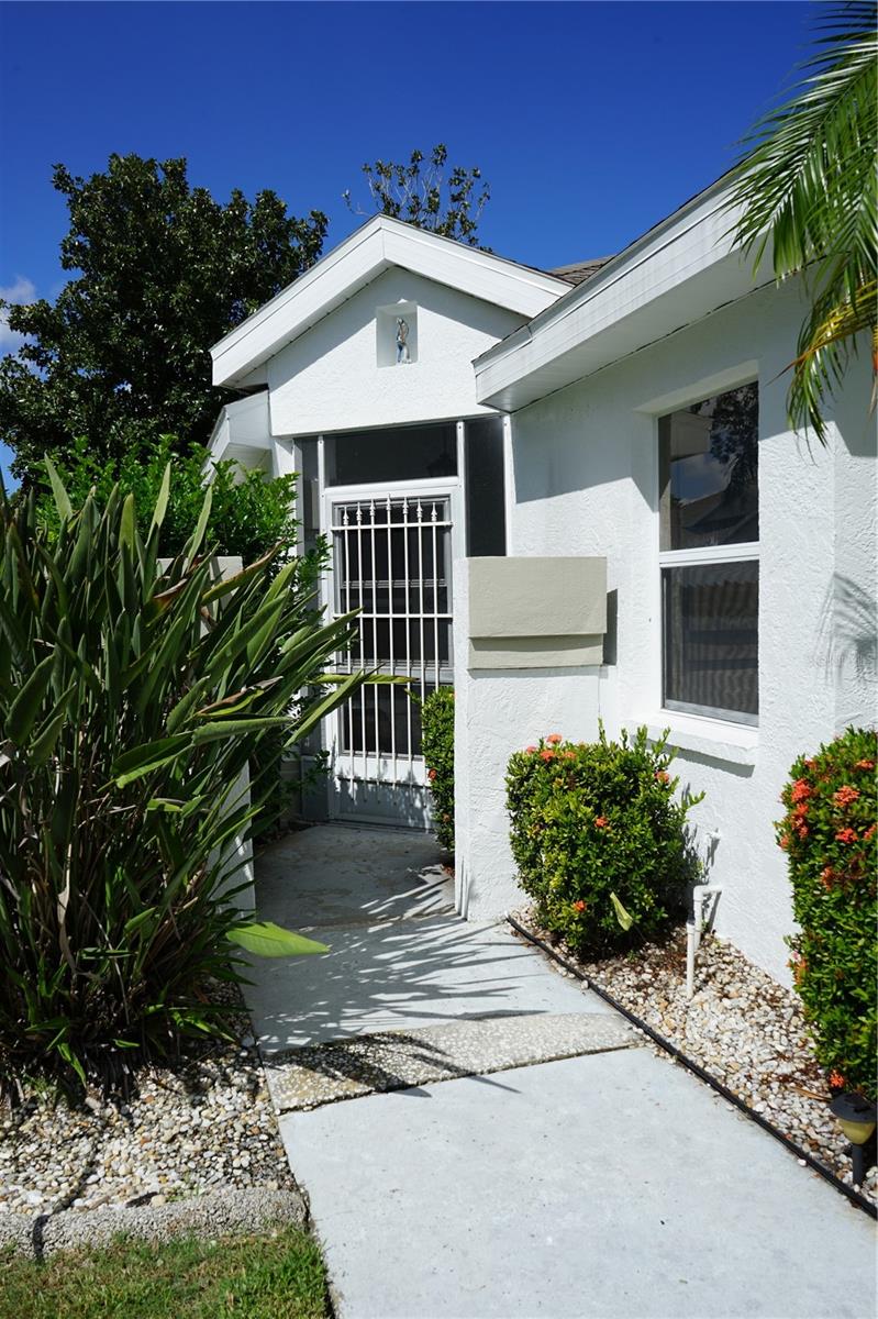 screened entry