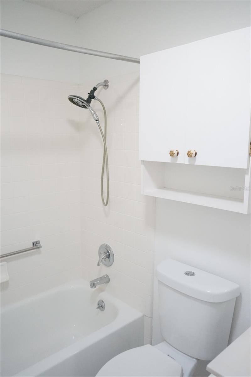 guest bath has tub / shower