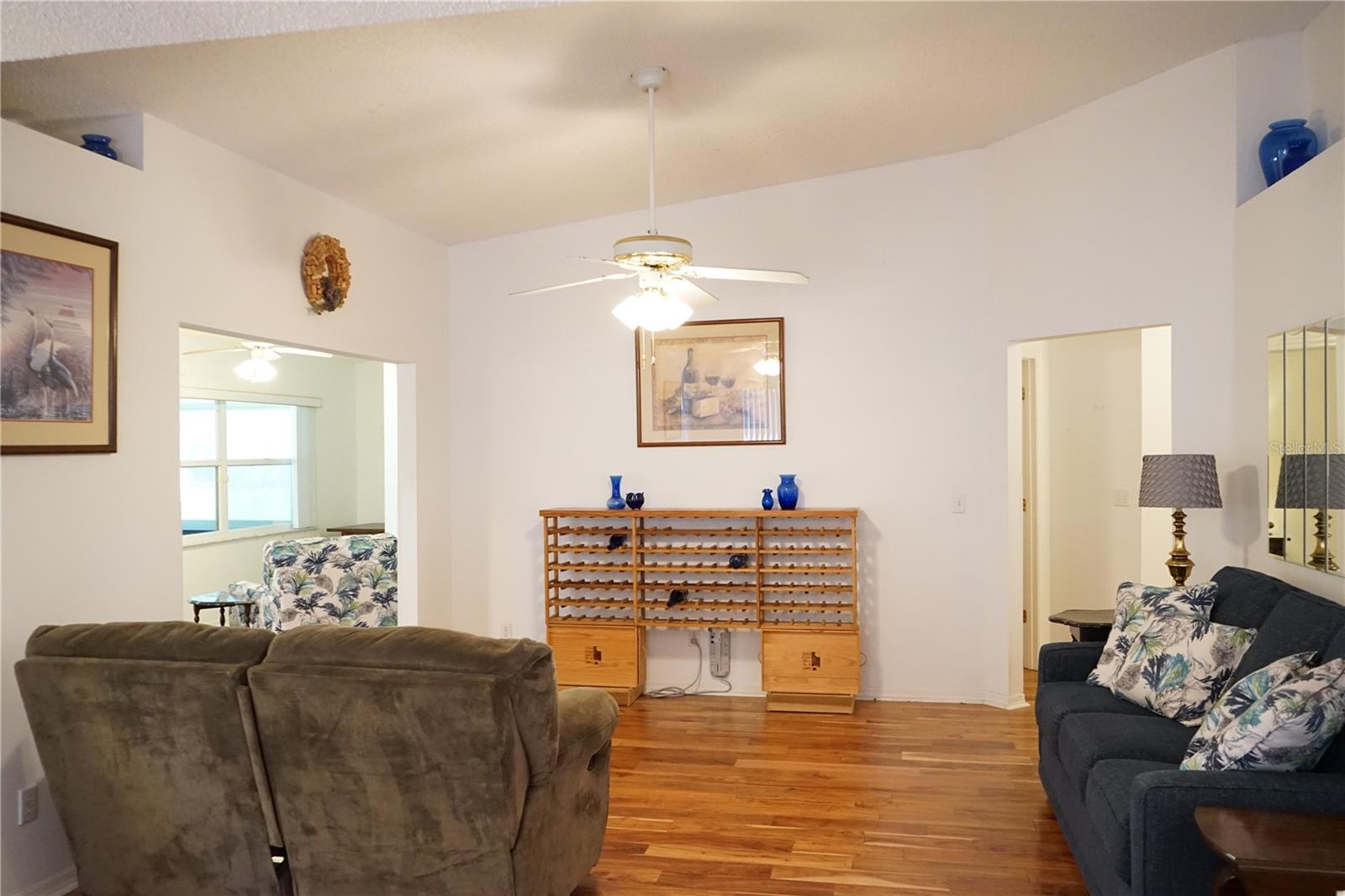 vaulted ceilings