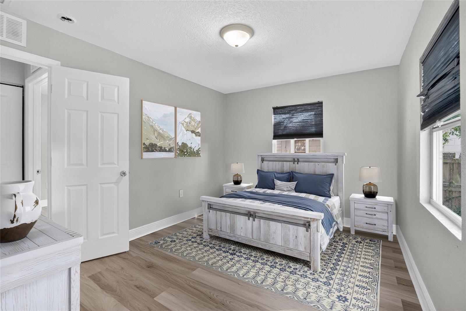 VIRTUALLY STAGED Master Bedroom