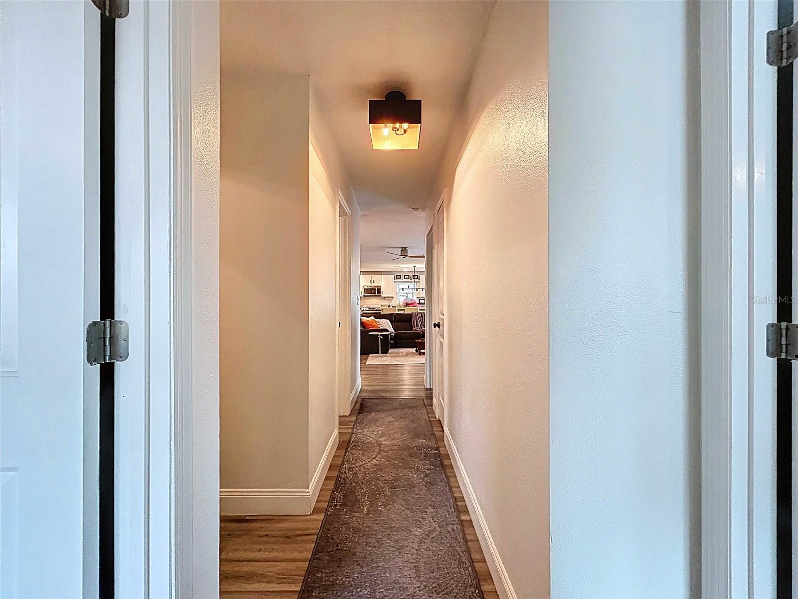 First wing to bedroom 2,3 and 4