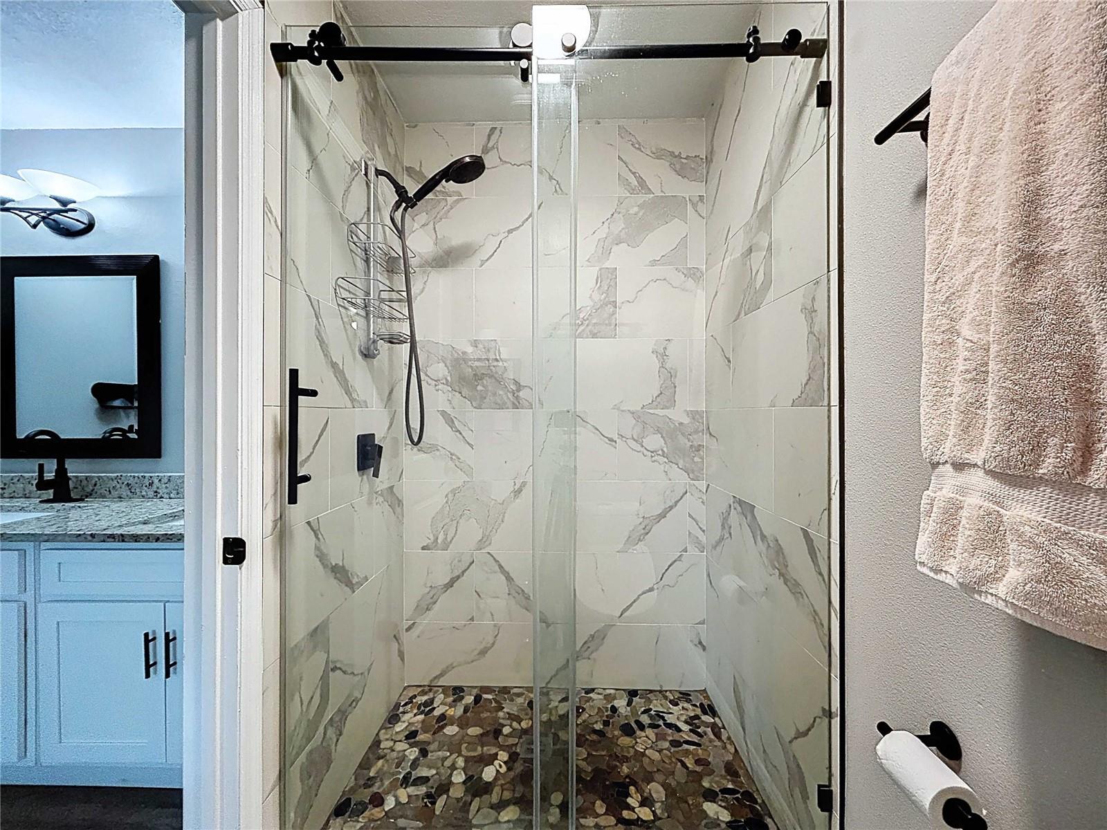 Primary bedroom shower
