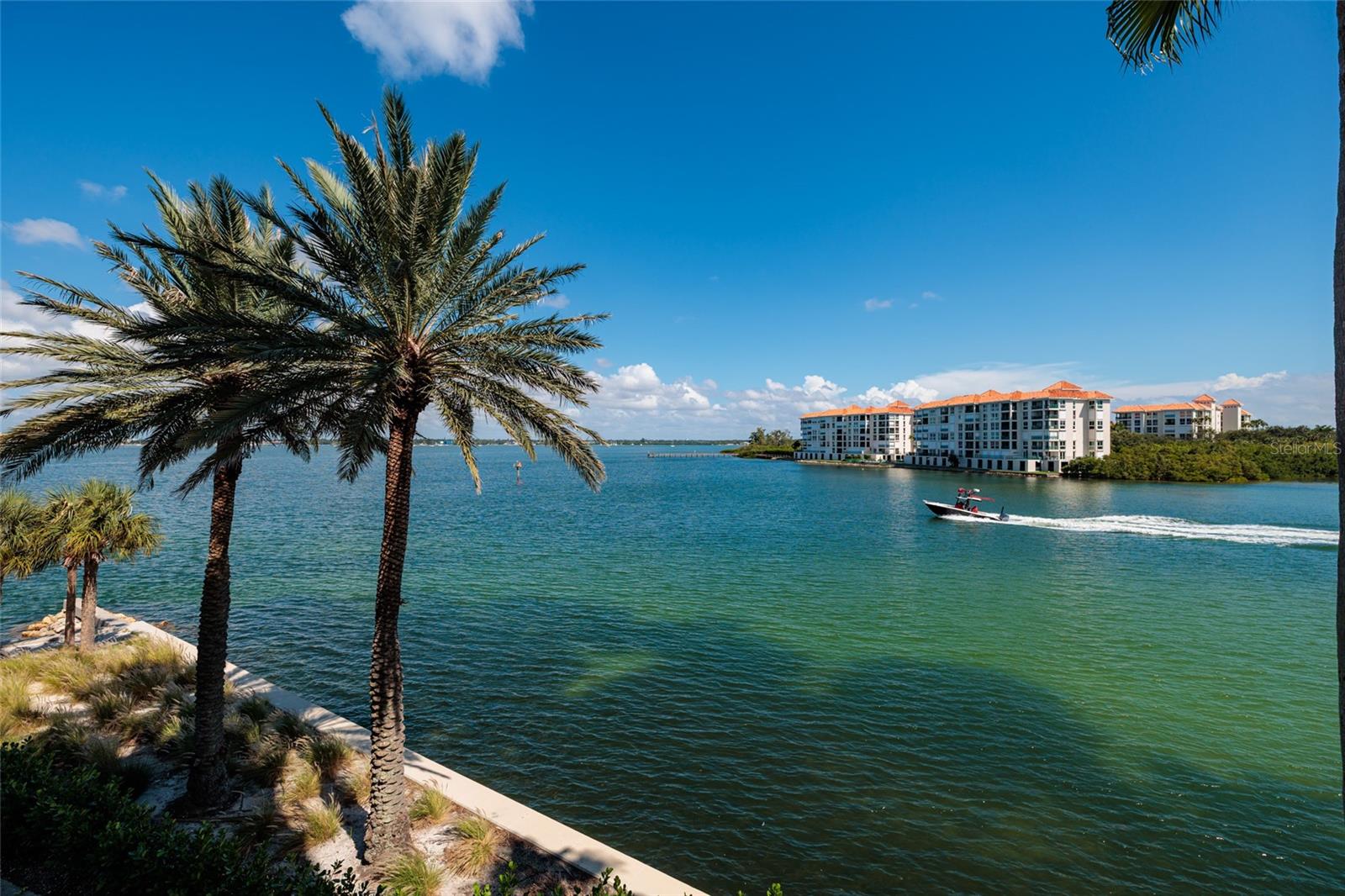 Many beautiful boats will sail by coming in & out of the intercoastal waterway.