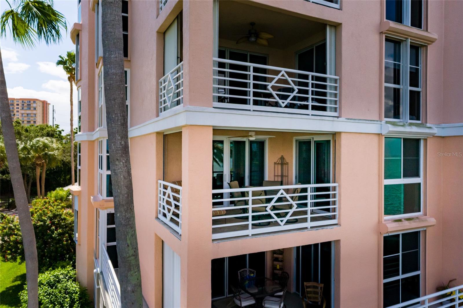 Back balcony with full Bay & Intracoastal water views.