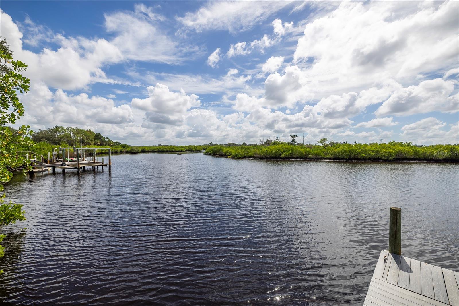 Beautiful water views at the community dock