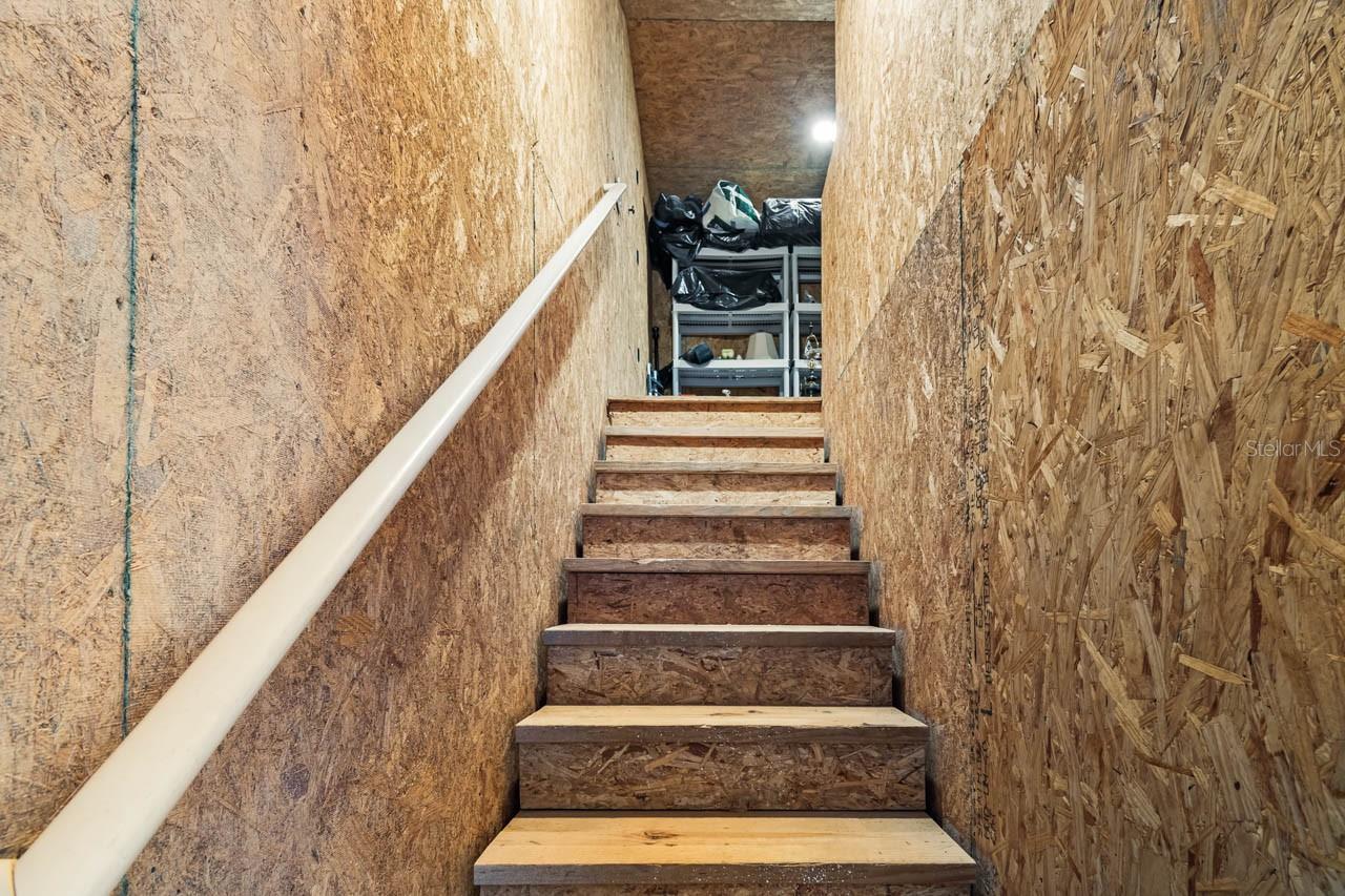 Upstairs Storage in Garage