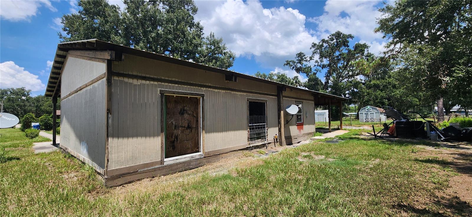 Rear of "in-law cottage"