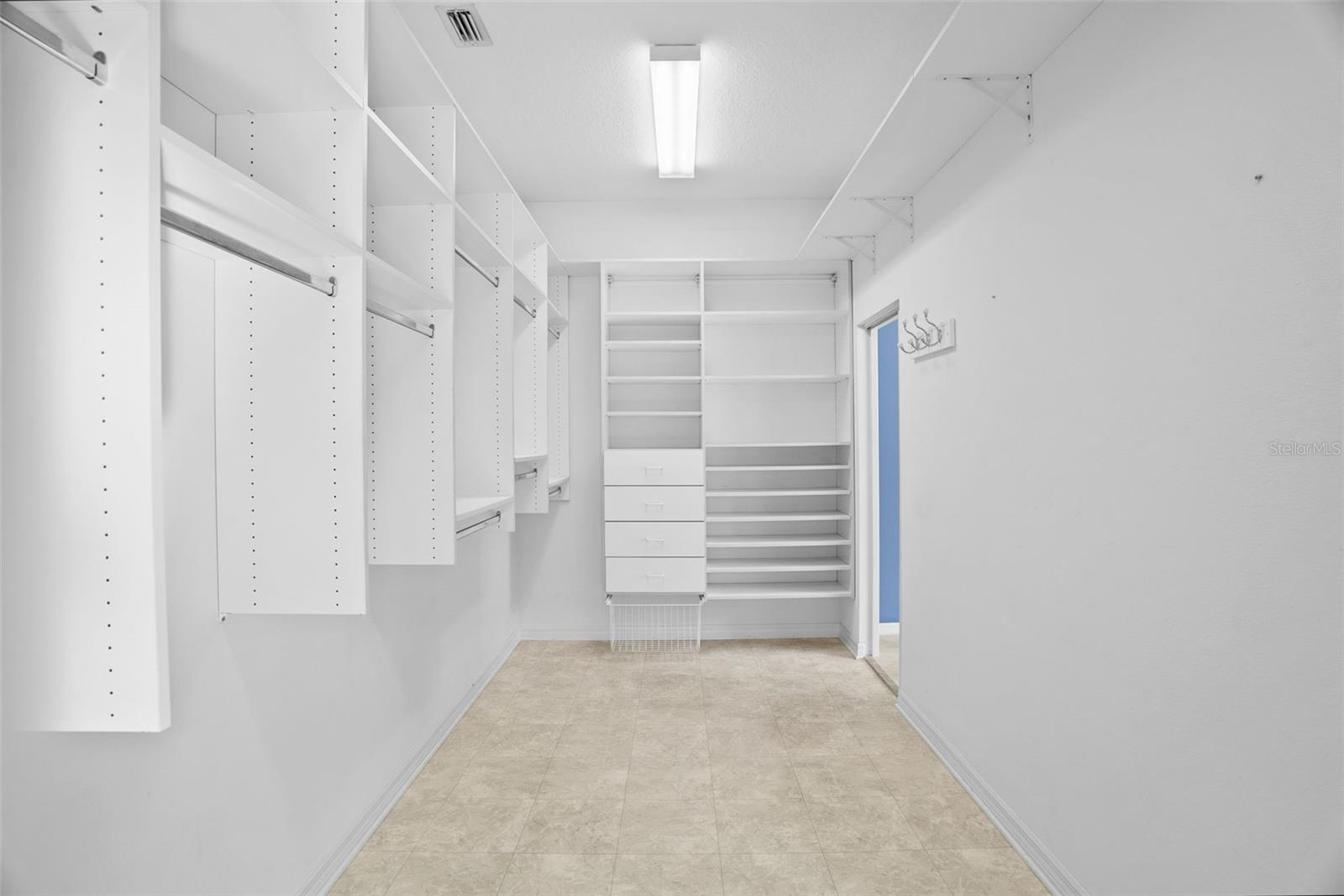 Primary Walk-In Closet