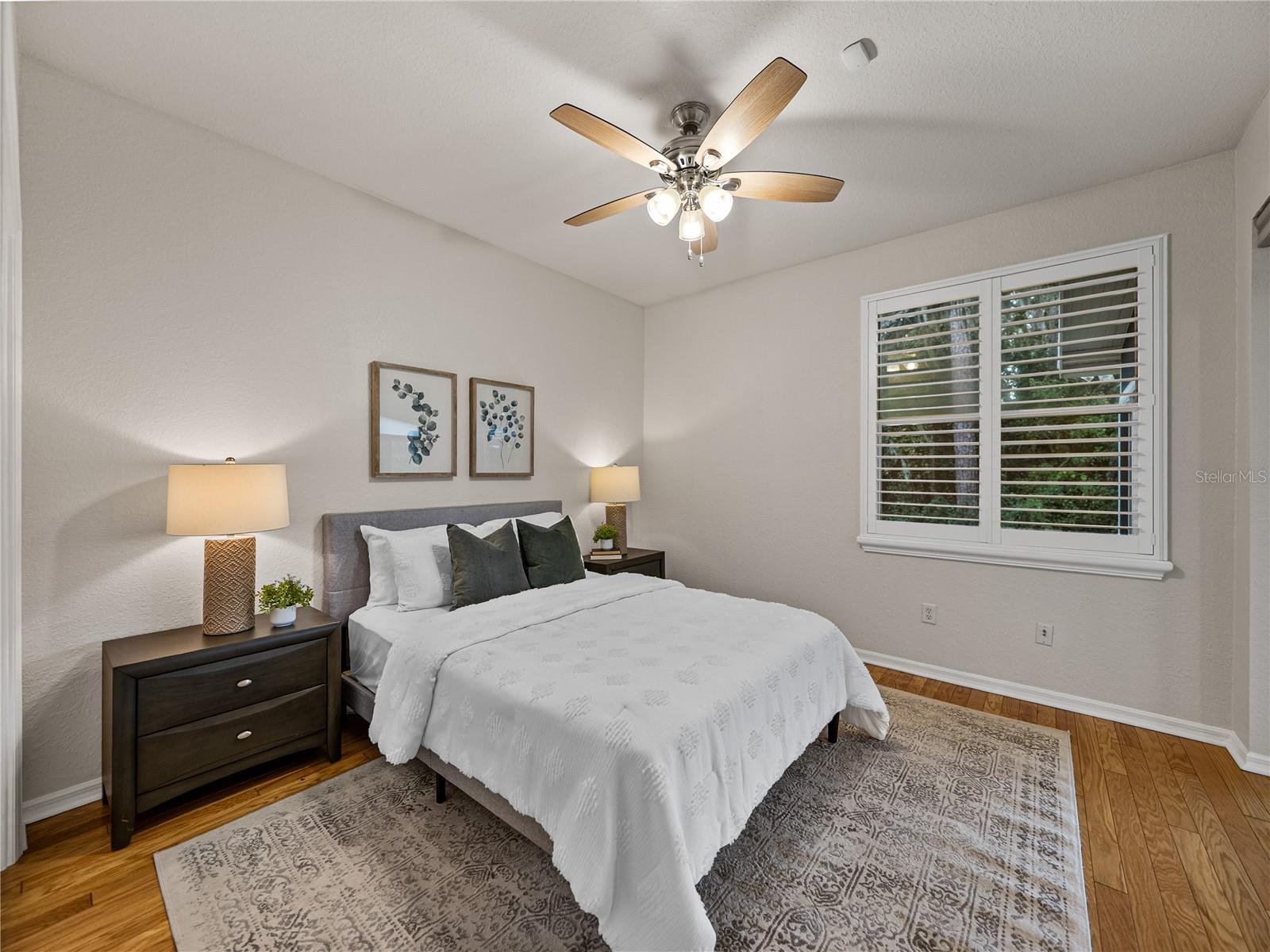 Guest bedroom opening up to the expanded lanai.
