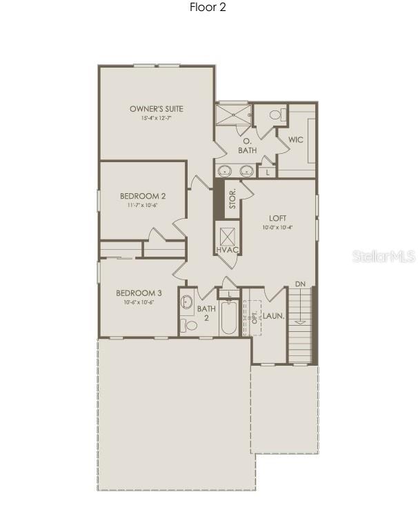 Pinecrest Floor Plan Rendering