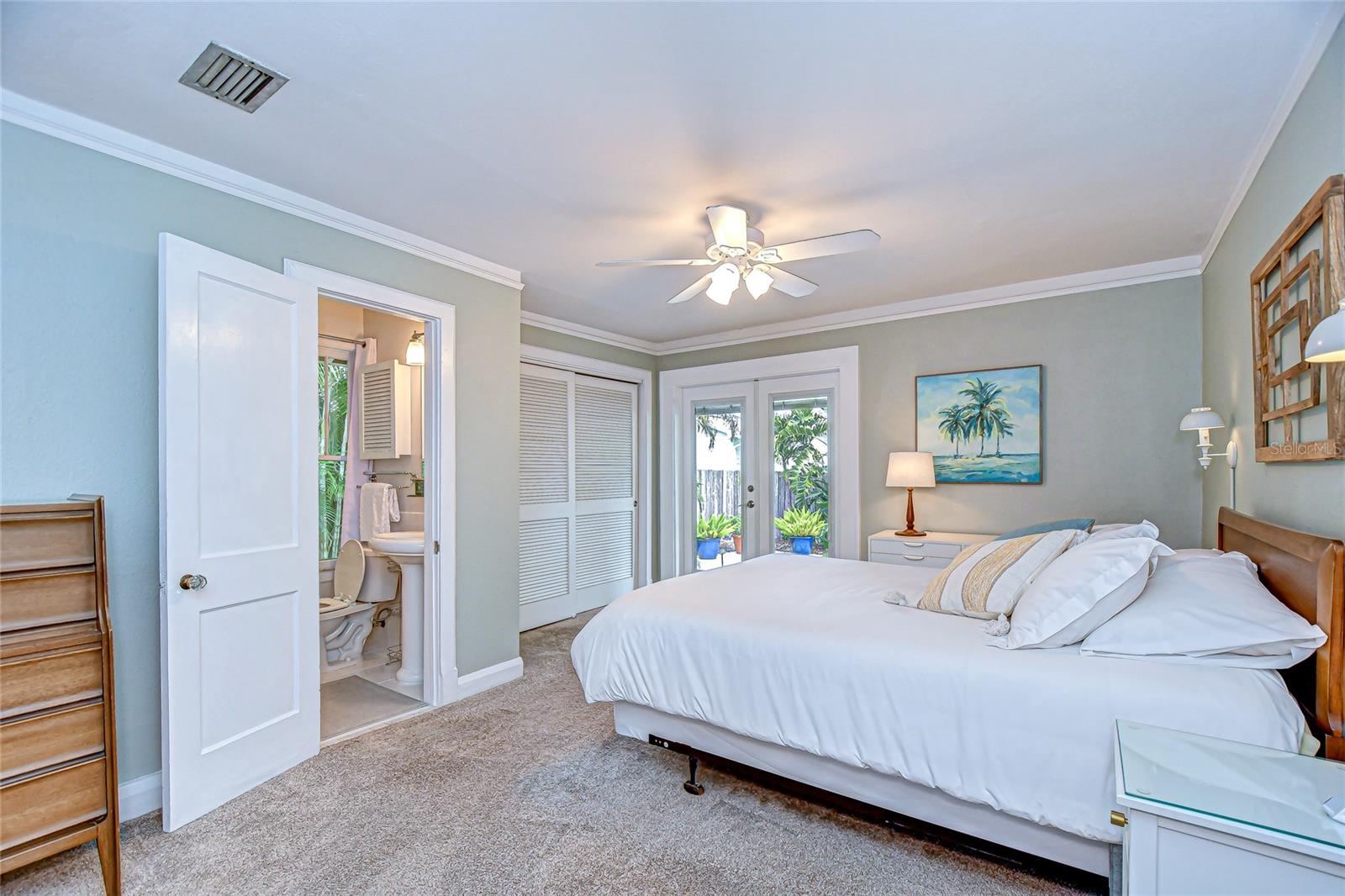 Primary bedroom with ensuite bath