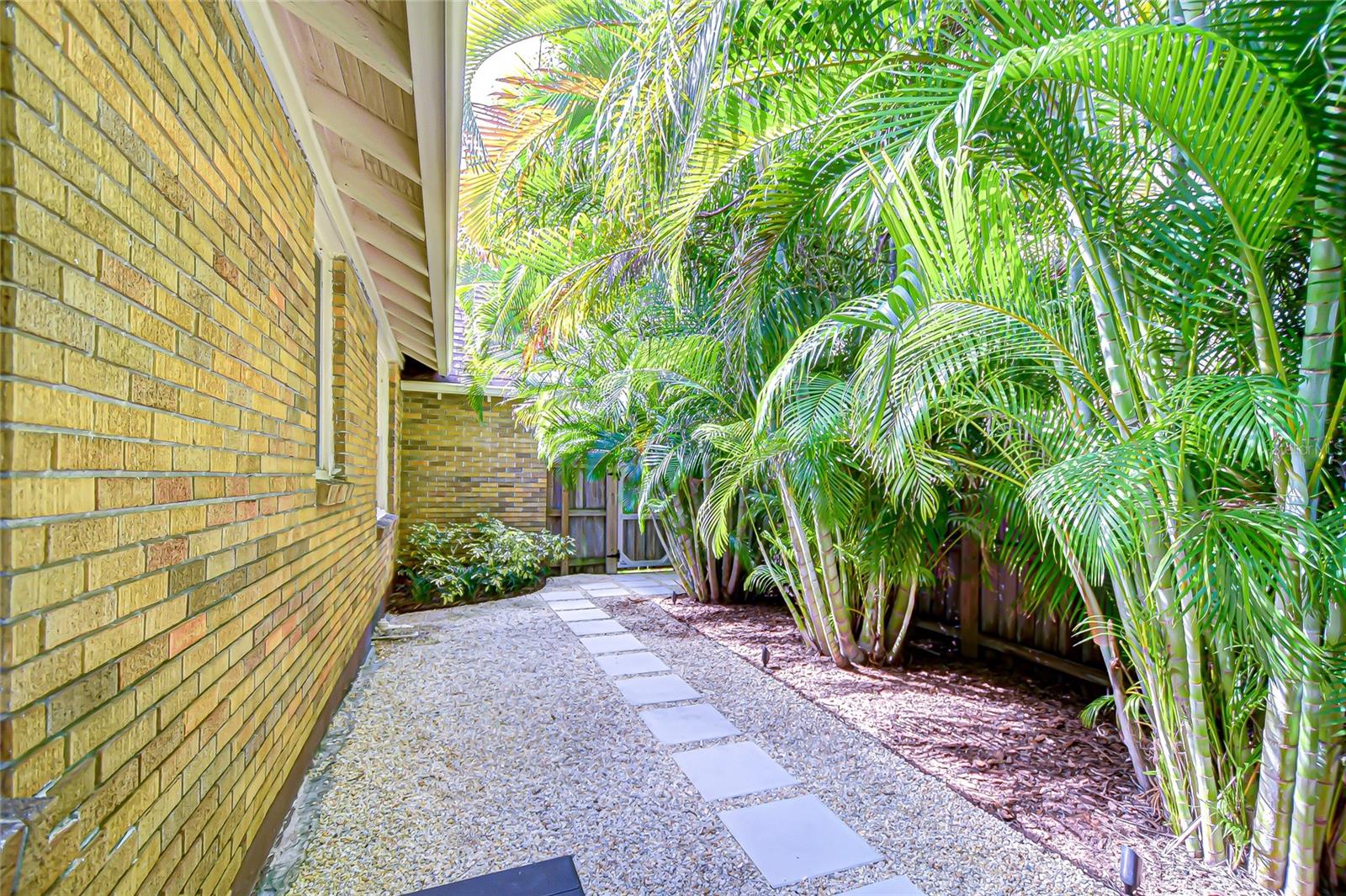 West side yard