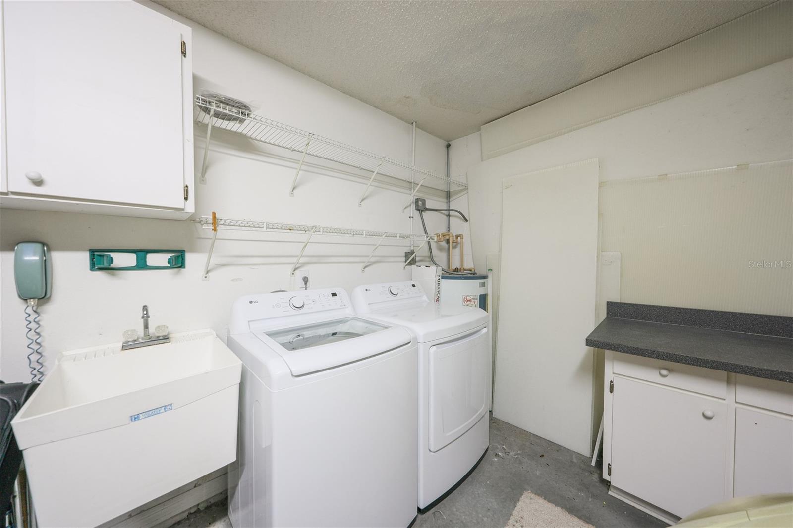 Washer & Dryer in Garage