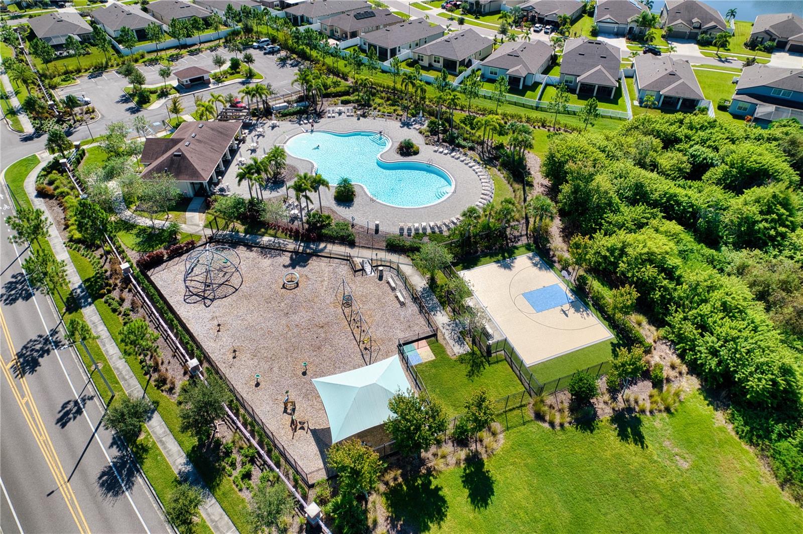 Community Pool/Playground/Park/Basketball Court