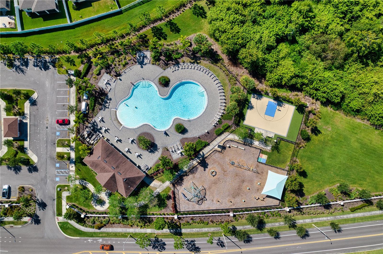 Community Pool/Playground/Park/Basketball Court