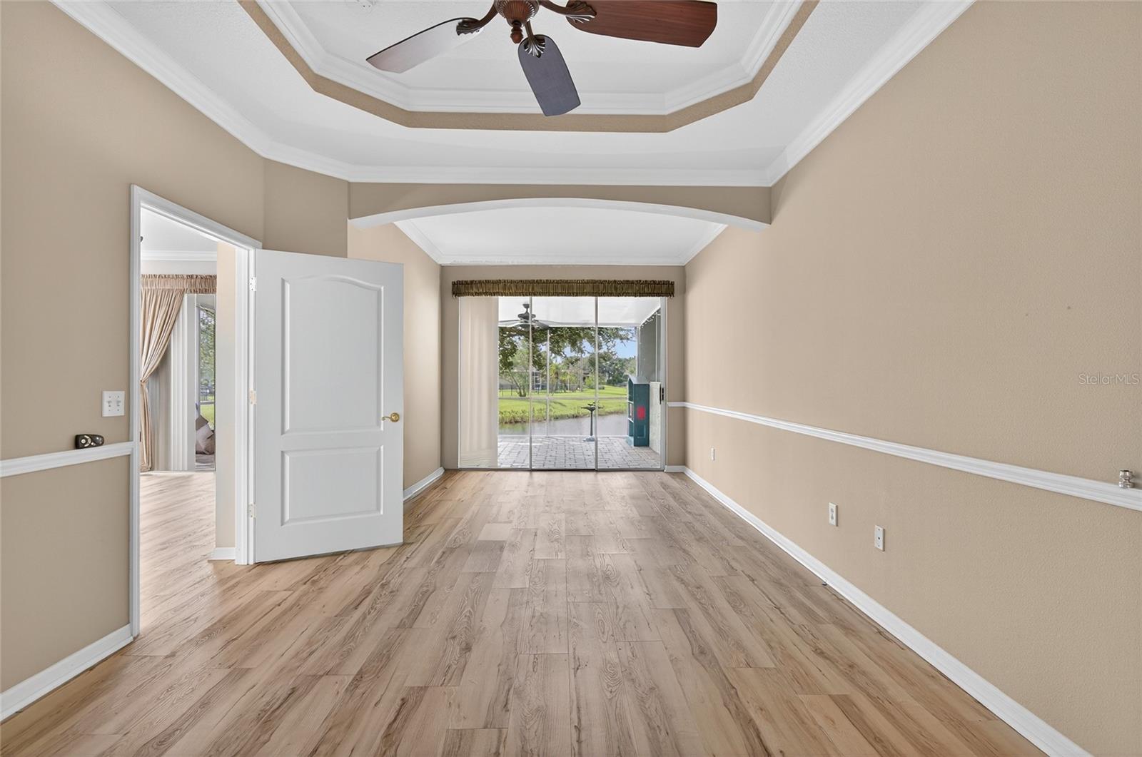 Primary Bedroom with Sliders to the Lanai