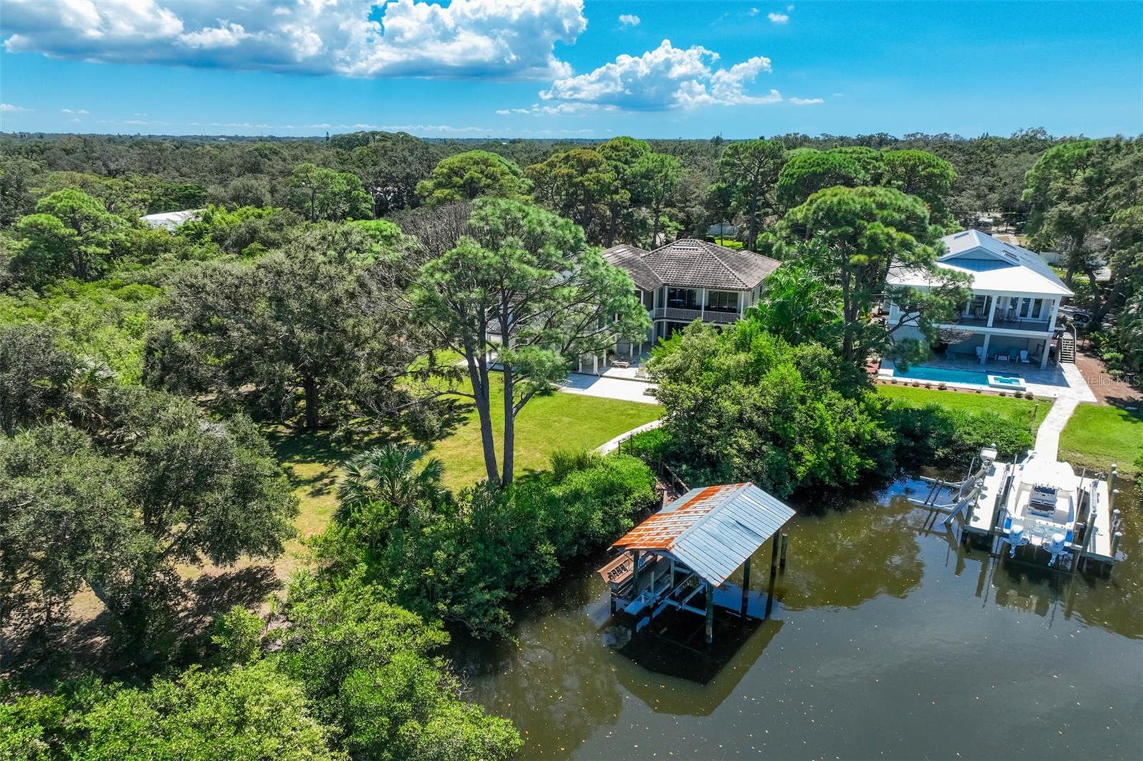 Covered Boat Dock