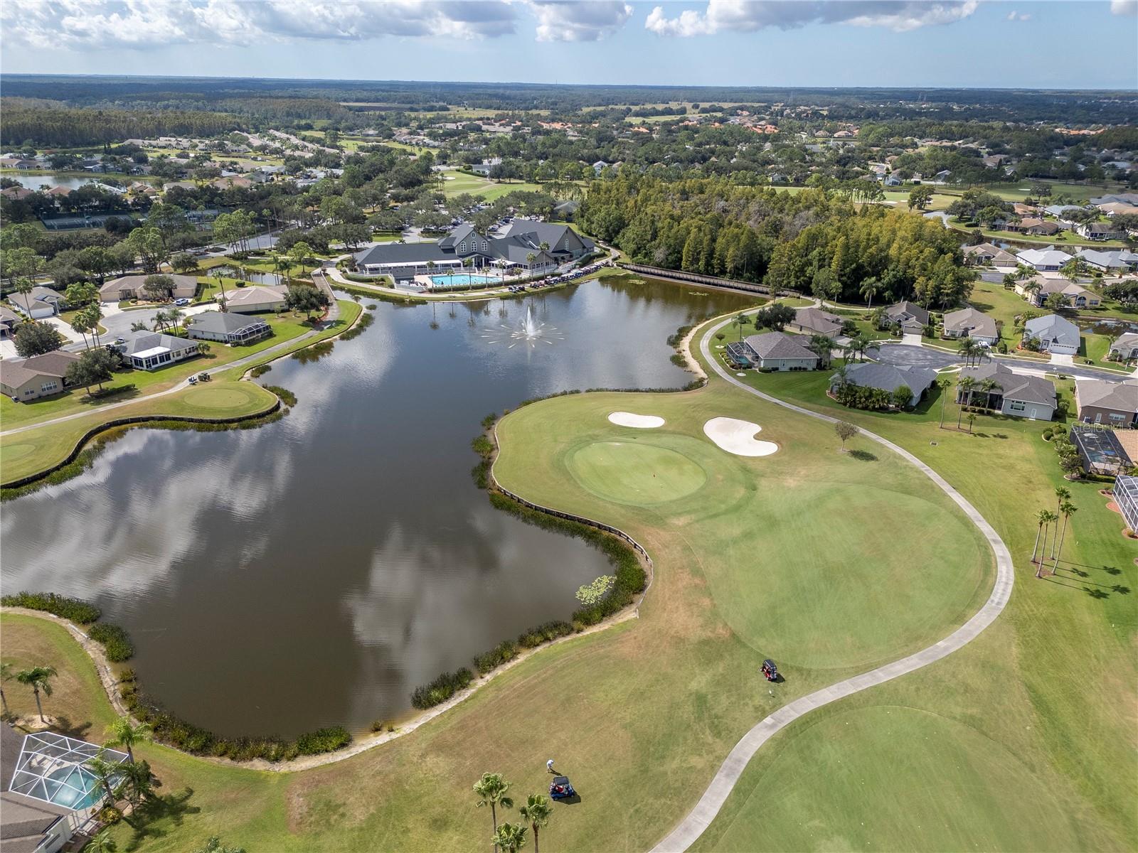18th Hole of Ron Garl designed private course