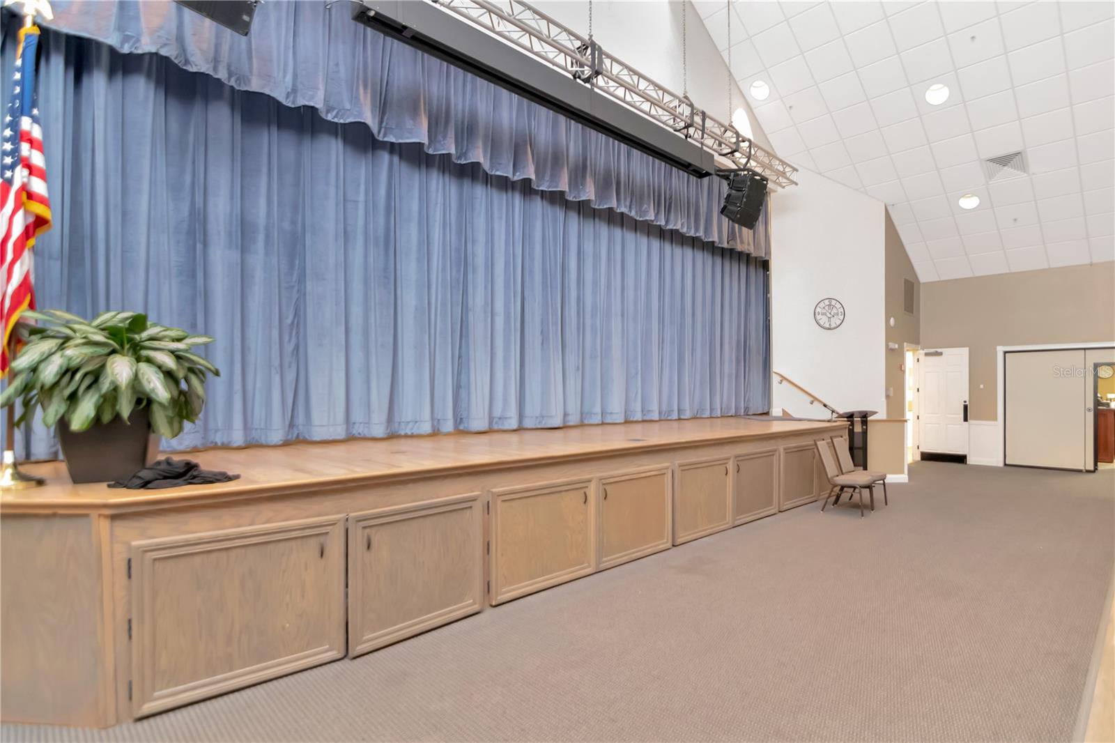 Performing arts center (PAC) Friday dance parties and concerts.
