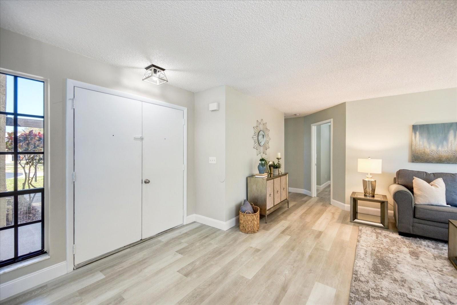 Luxury vinyl plank flooring is easy to maintain and more comfortable than tile~