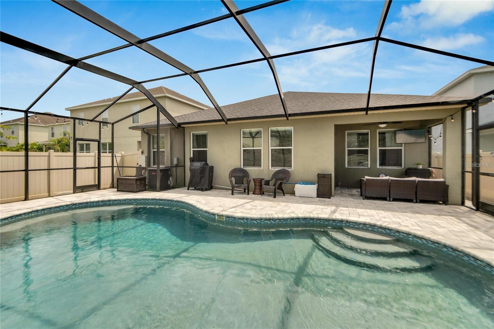 Lovely saltwater pool