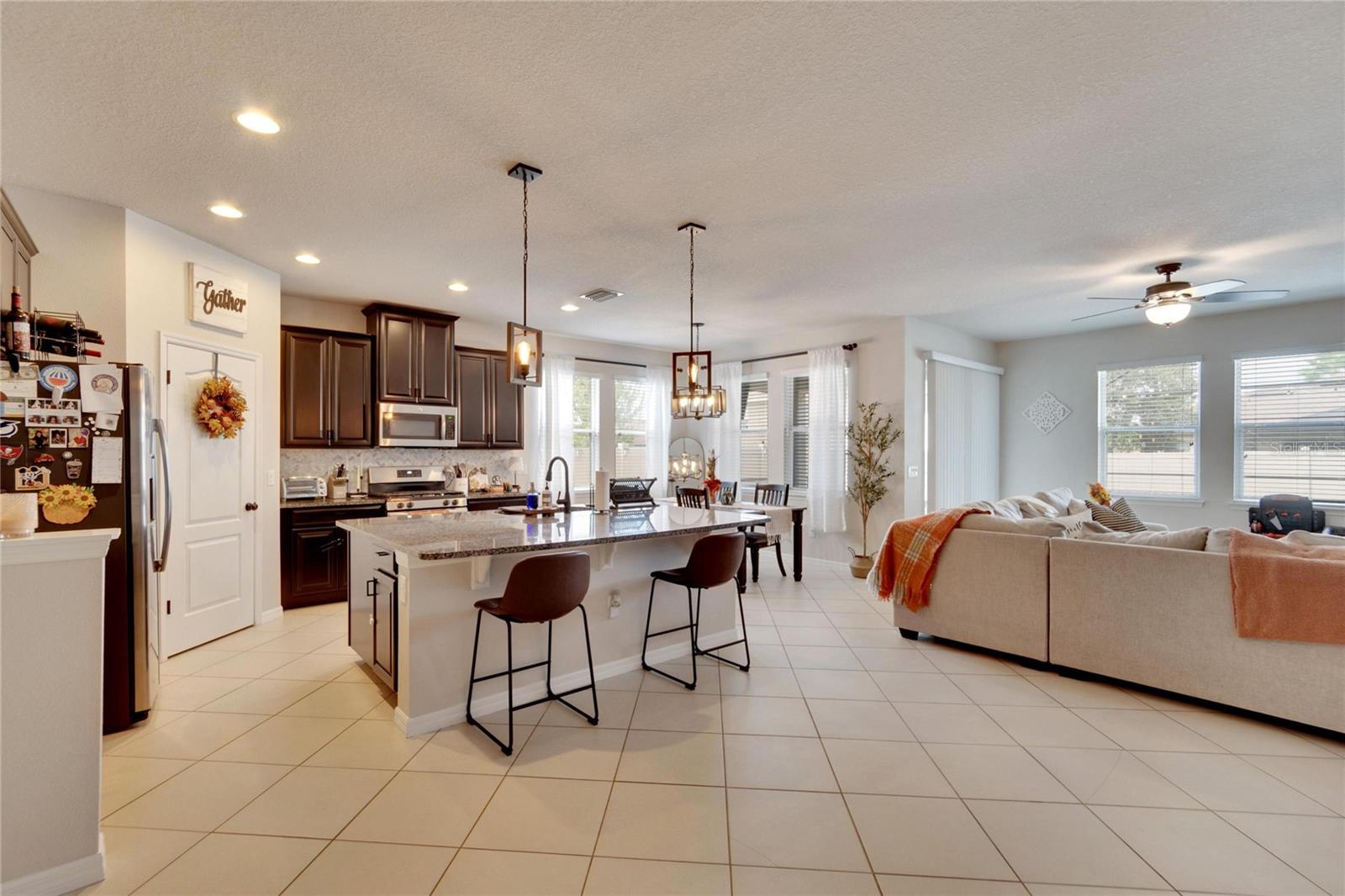 Wide open concept