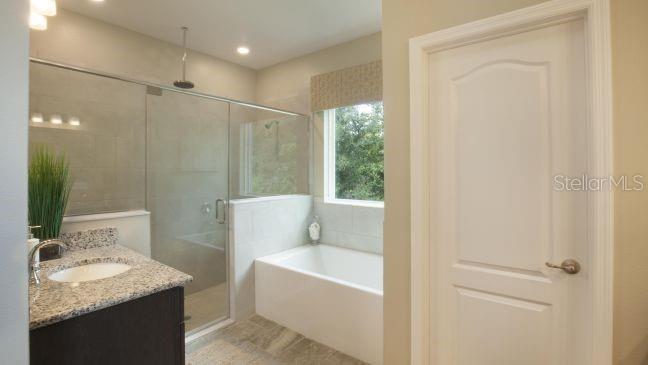 Model home - actual features may vary.
