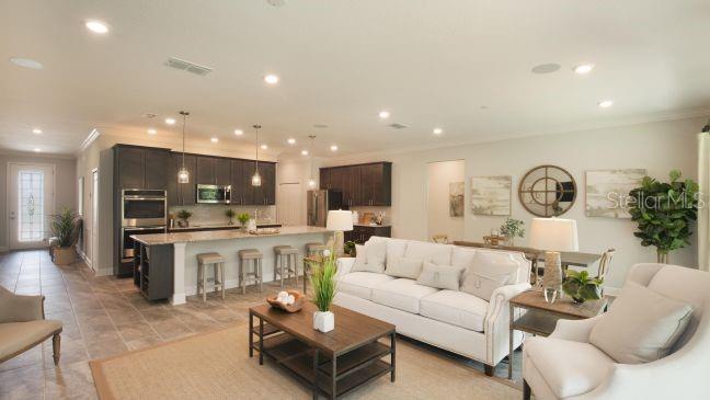Model home - actual features may vary.