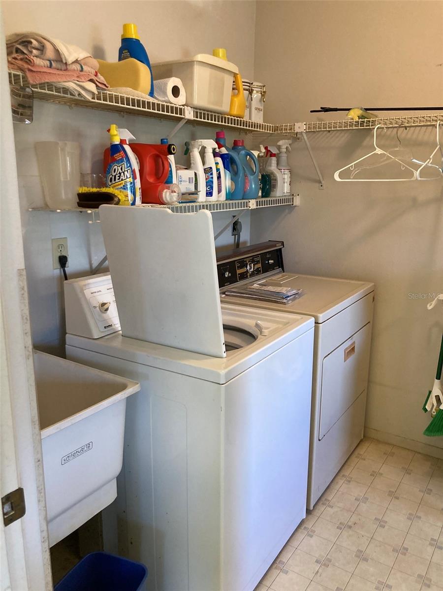 Laundry room with a lot of storage