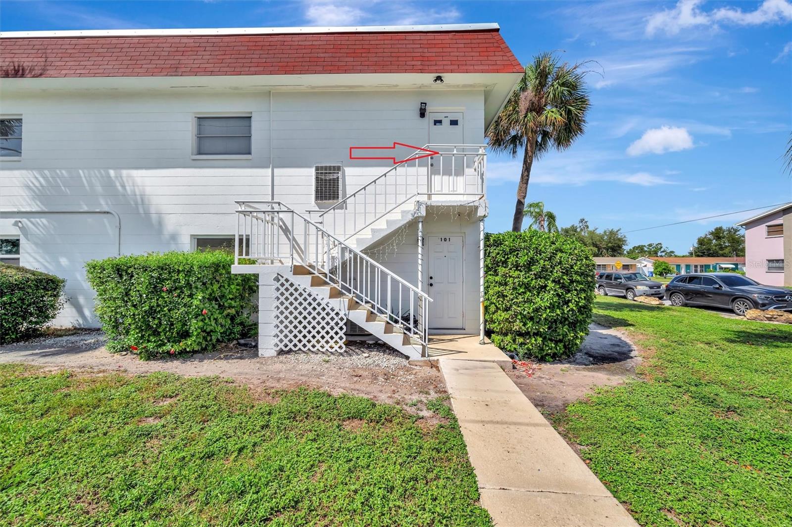 The Back Entrance leading directly to the kitchen