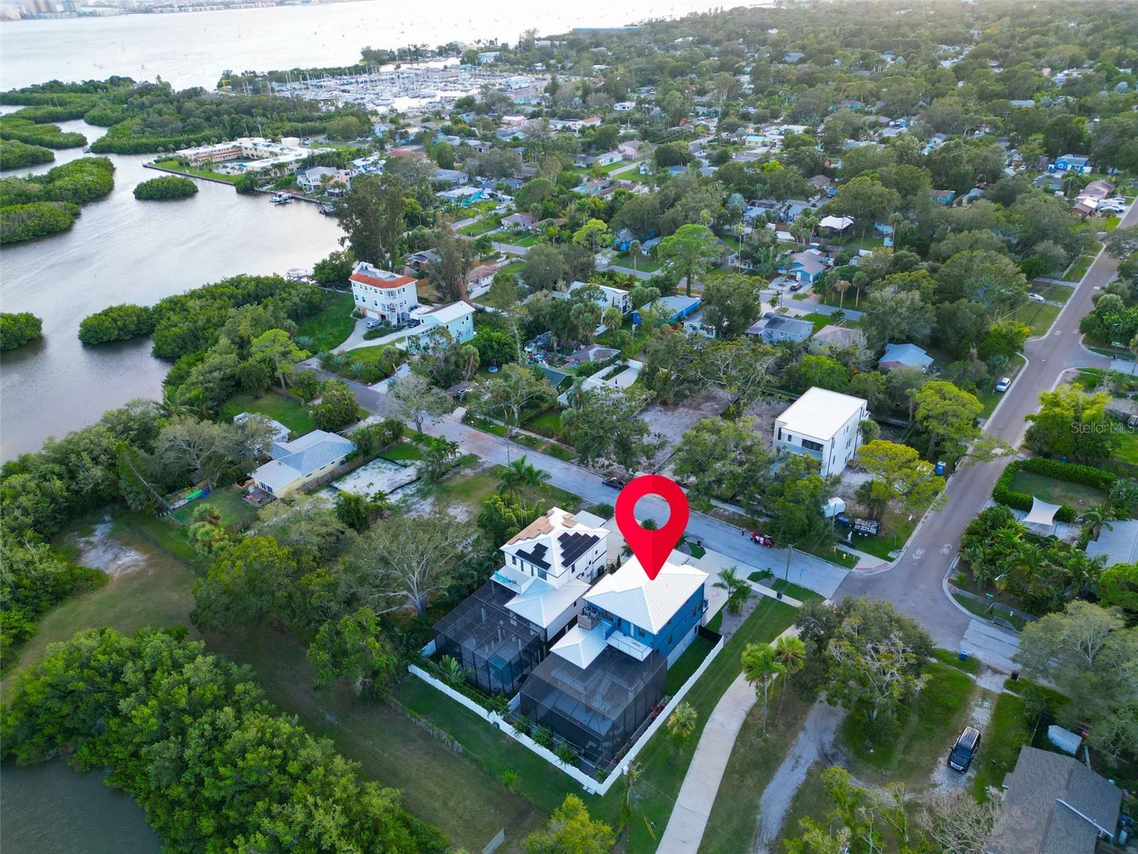 170 acres of protected nature perserve.
