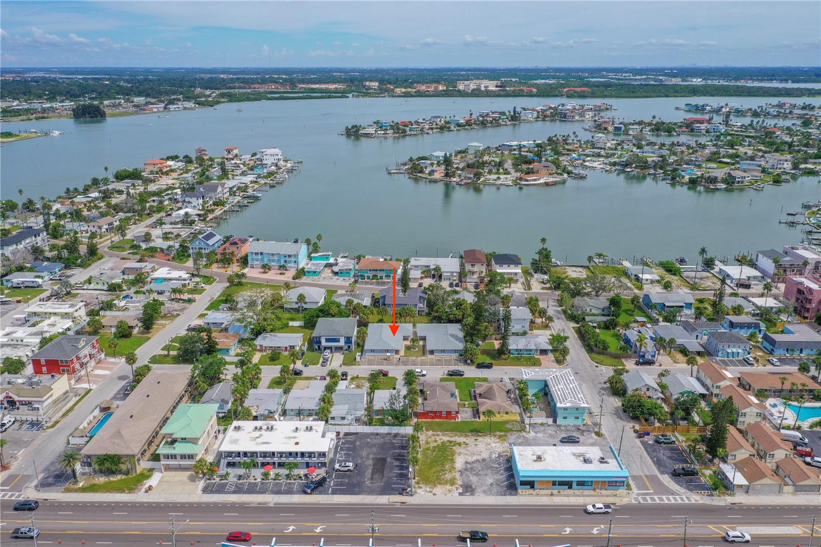 Aerial view East