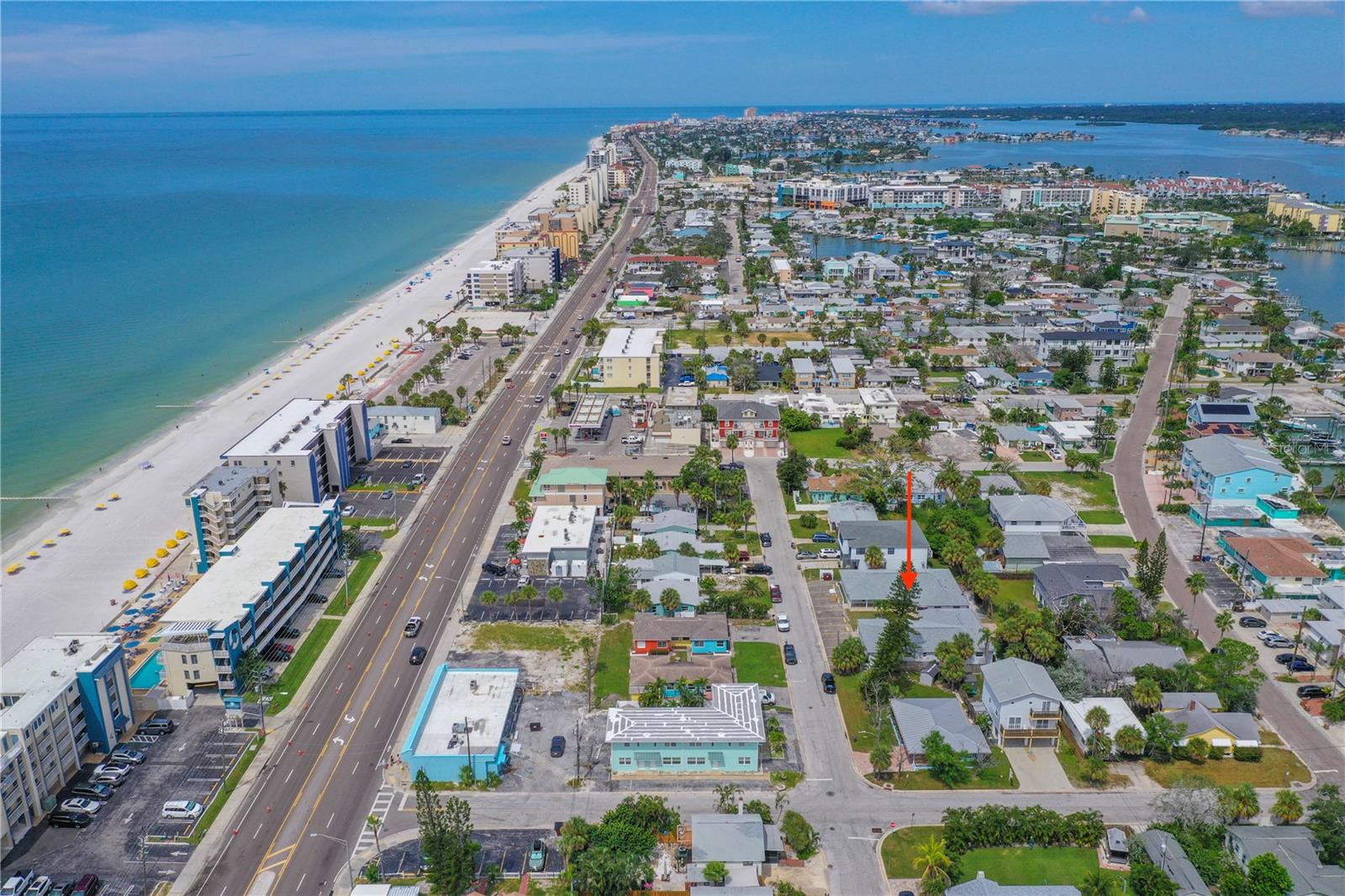 Aerial view North