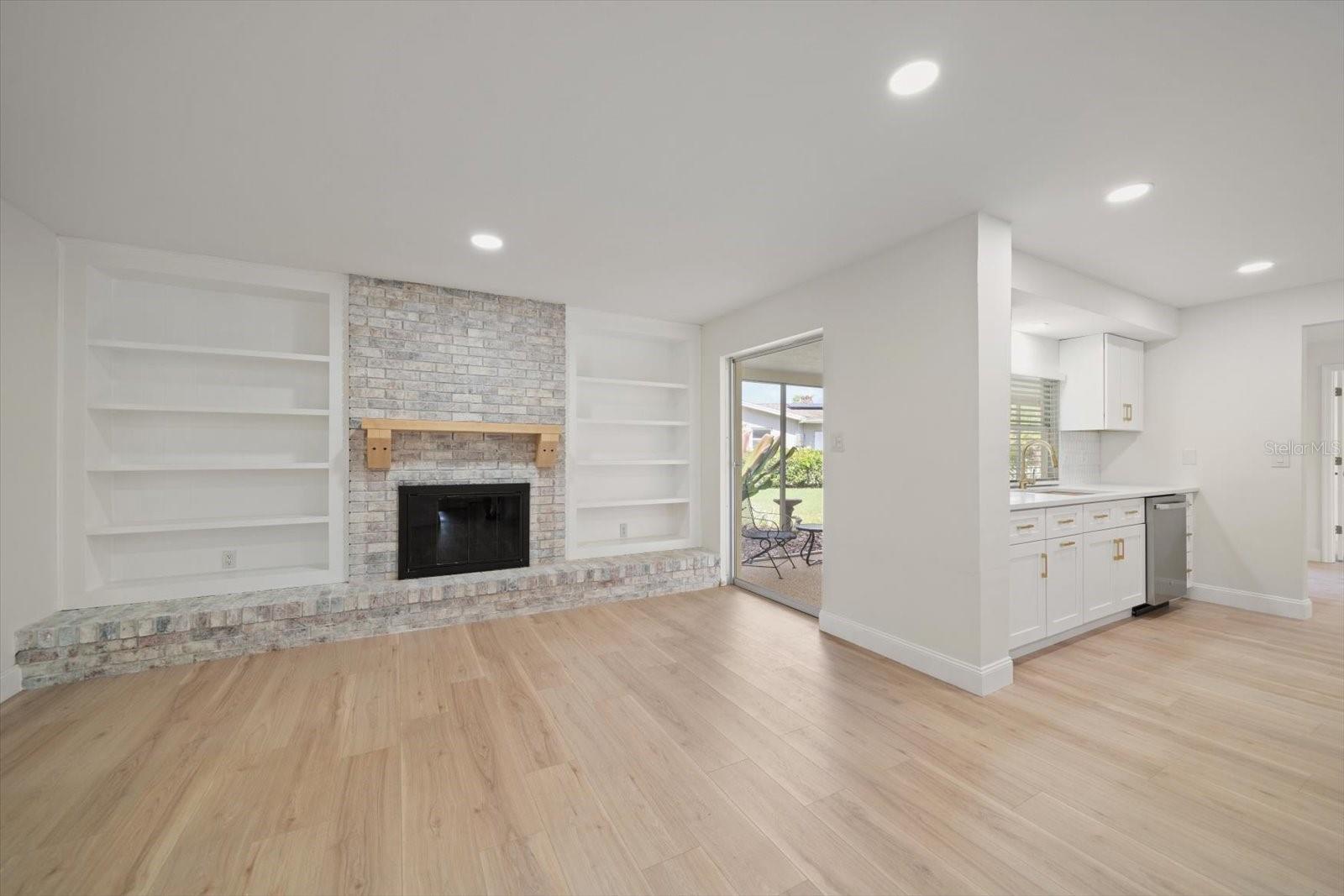 Family Room & Kitchen